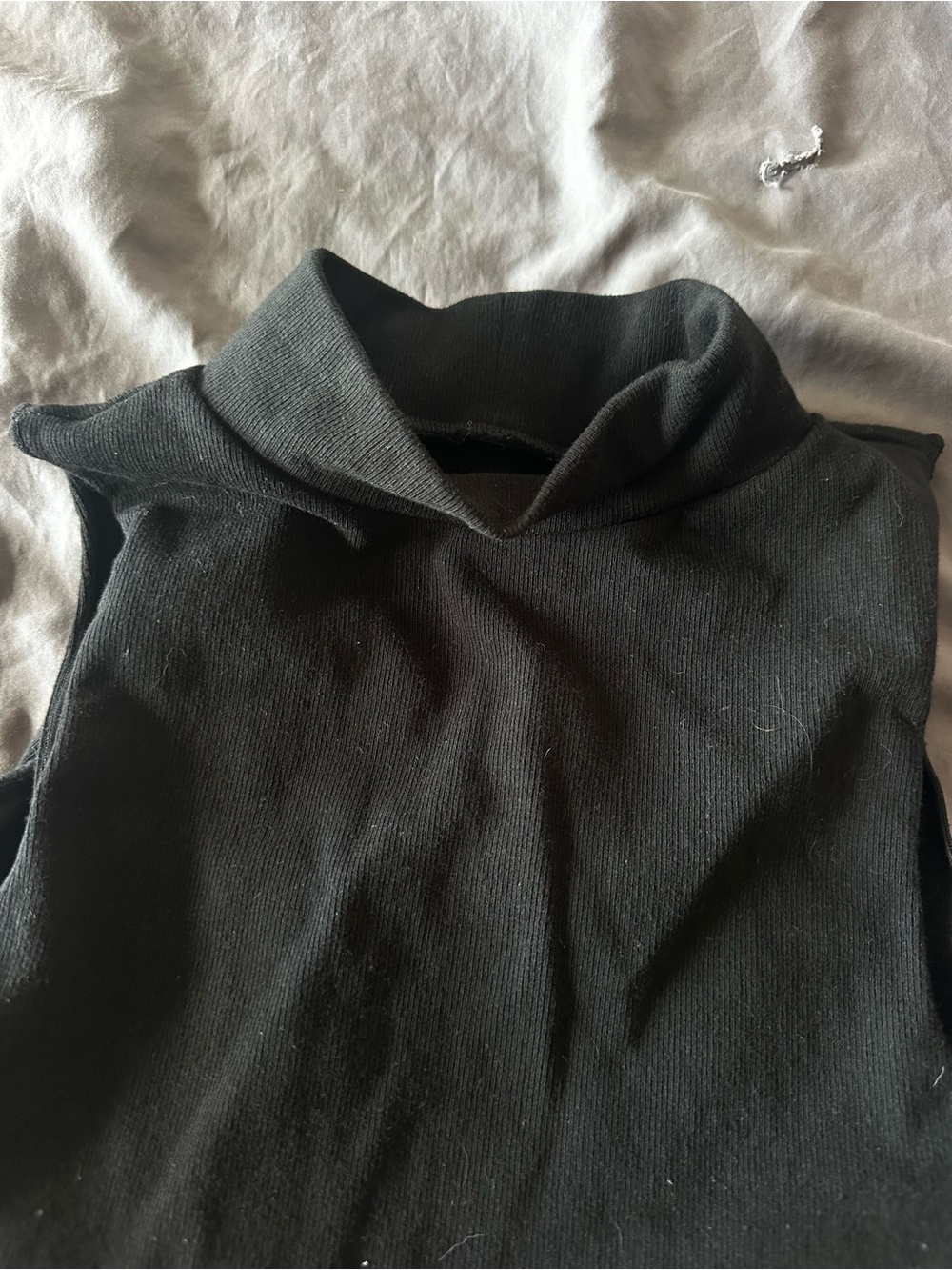 Good American Black mock neck bodysuit - Picture 3 of 5